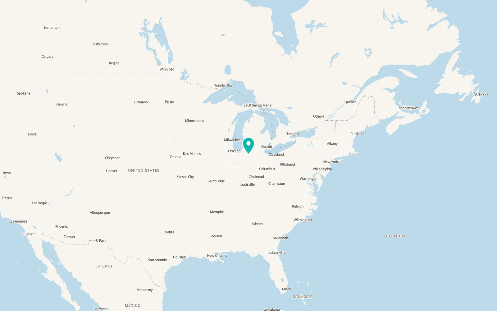 Map of Cromwell