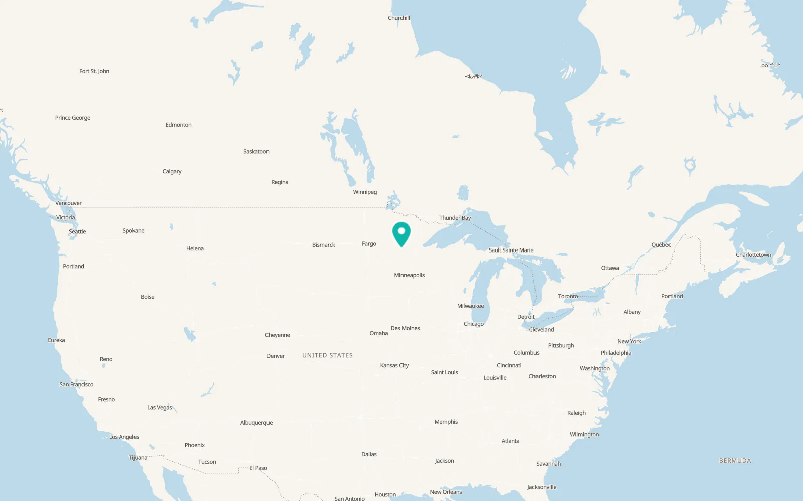 Map of Crosby