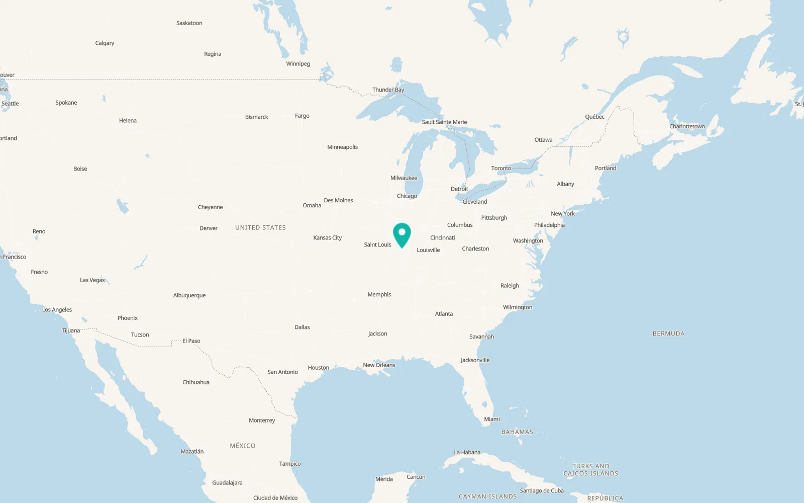 Map of Crossville