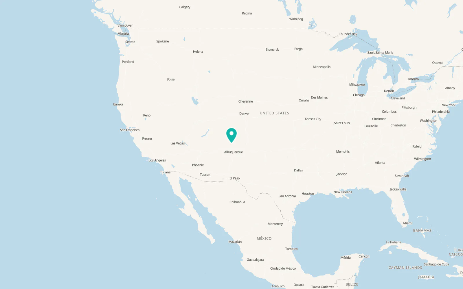 Map of Cuba