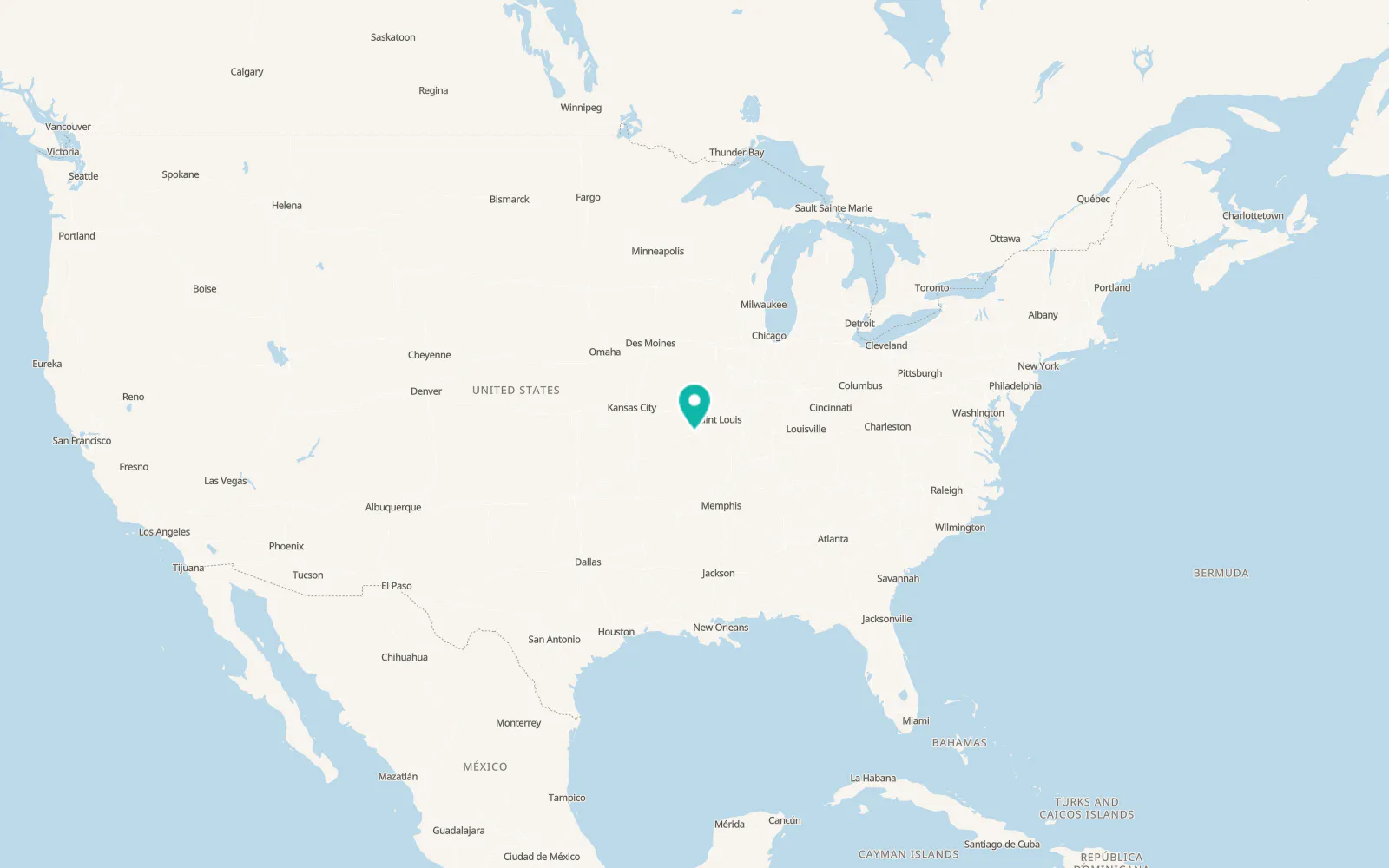 Map of Cuba