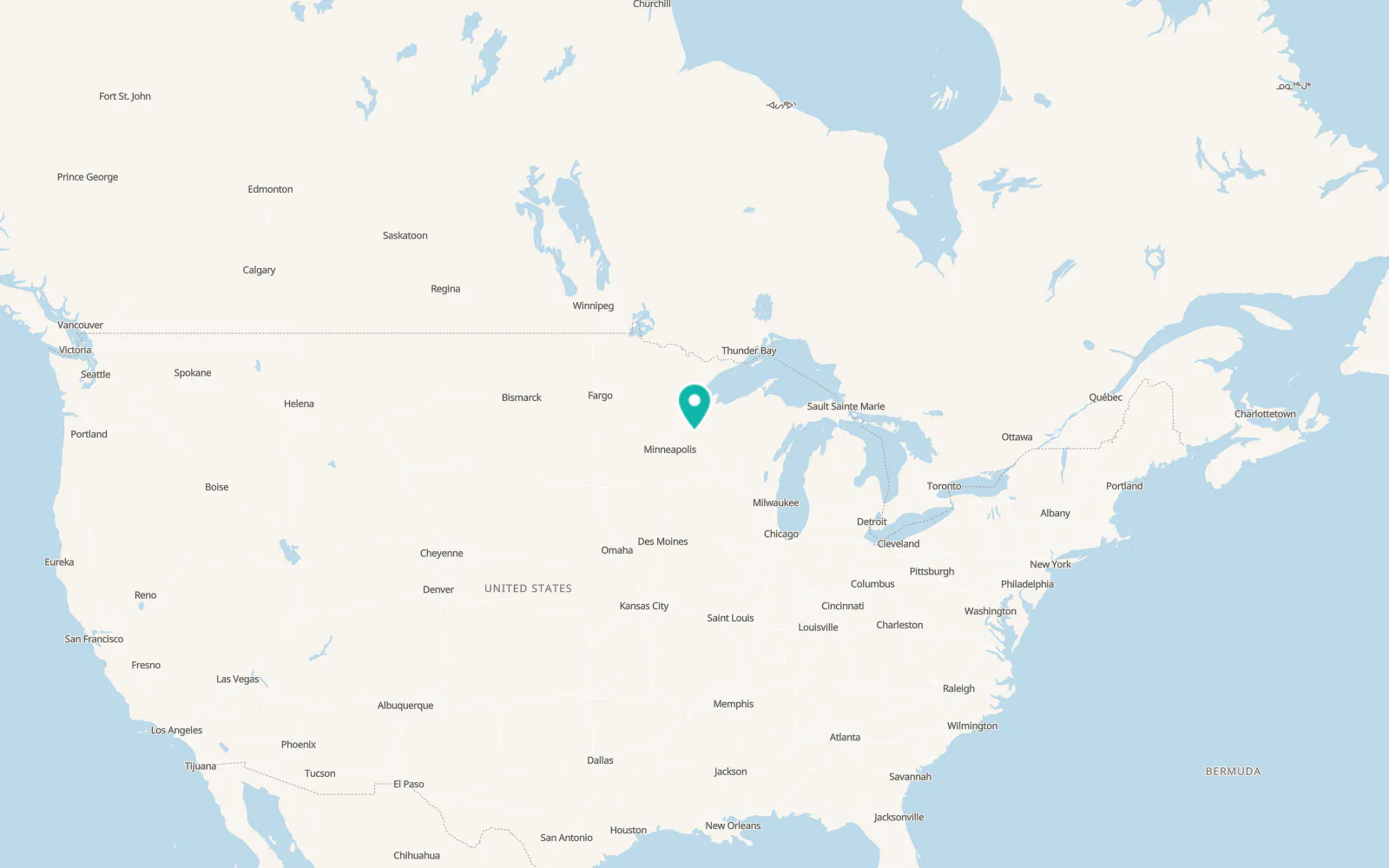 Map of Cumberland