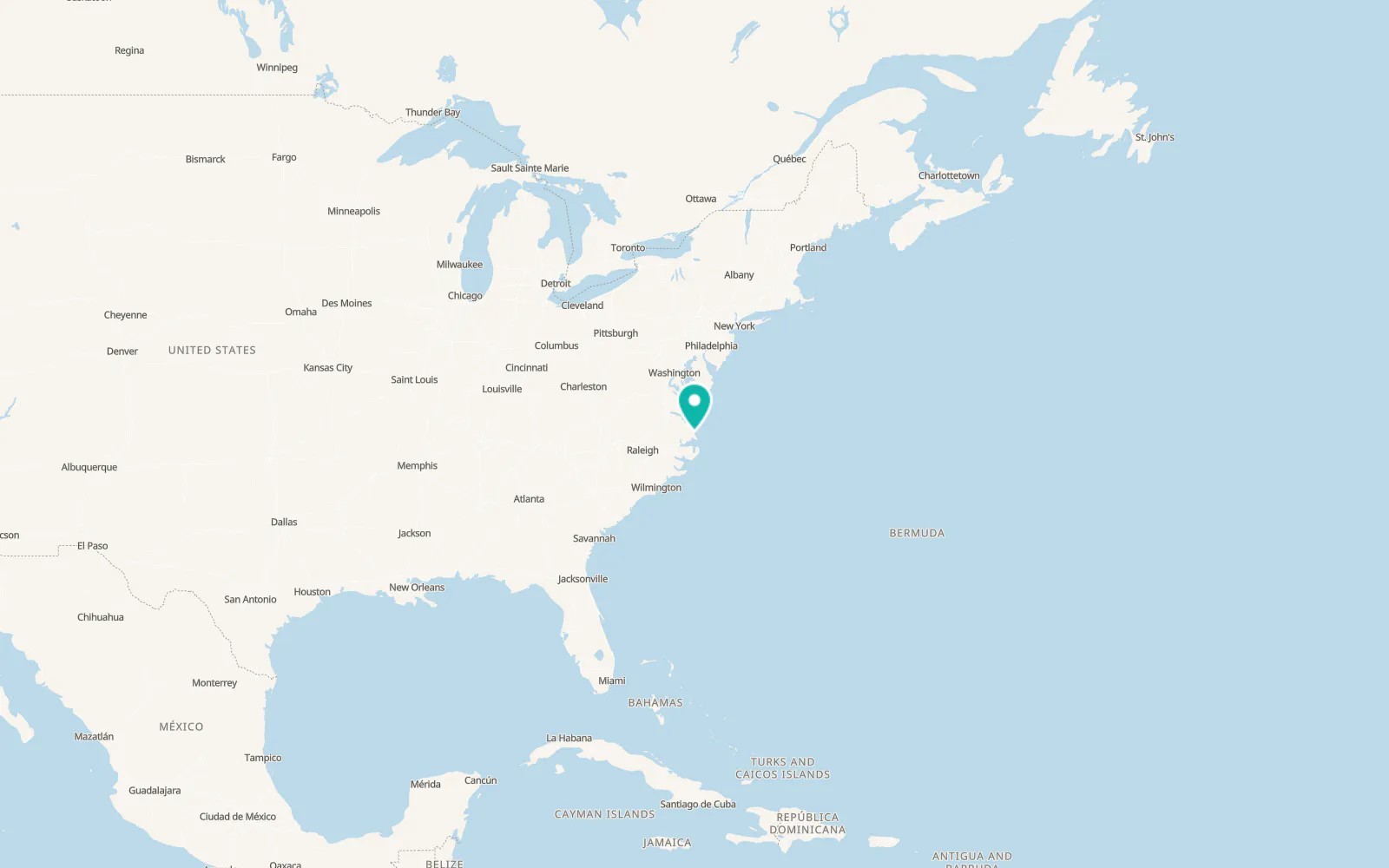 Map of Currituck