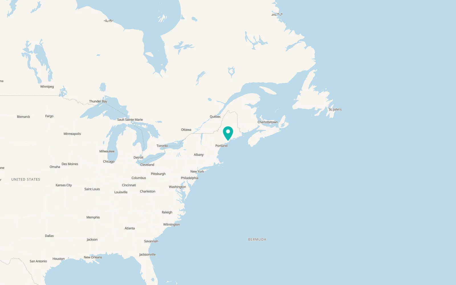 Map of Cushing