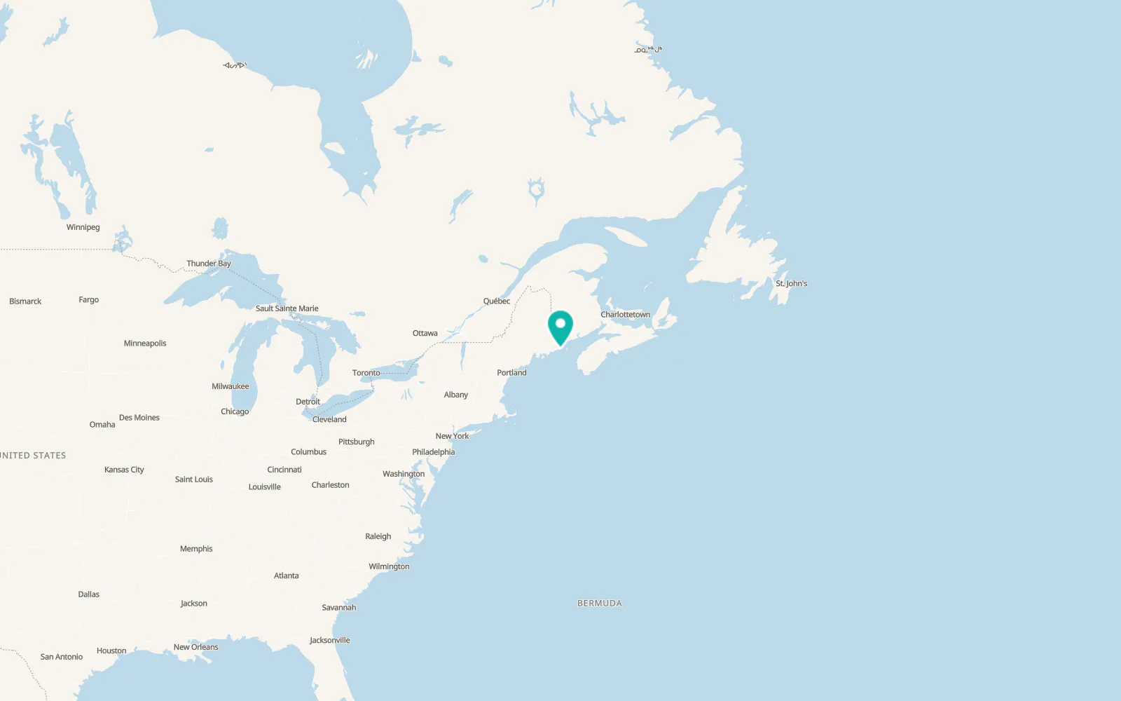 Map of Cutler