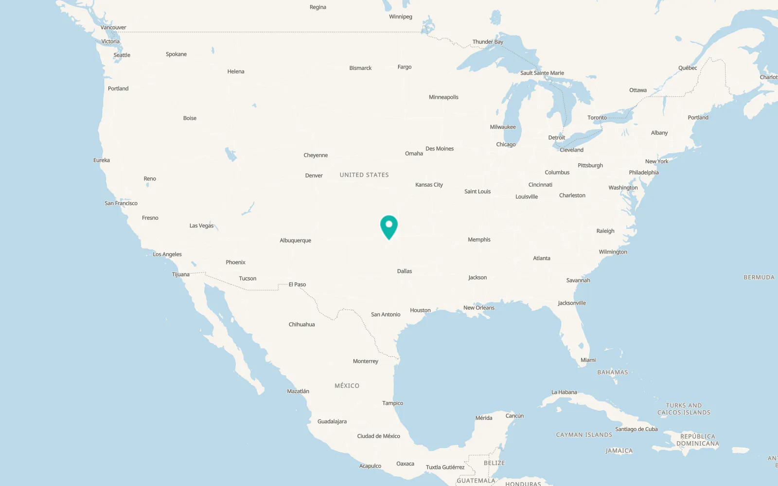 Map of Cyril