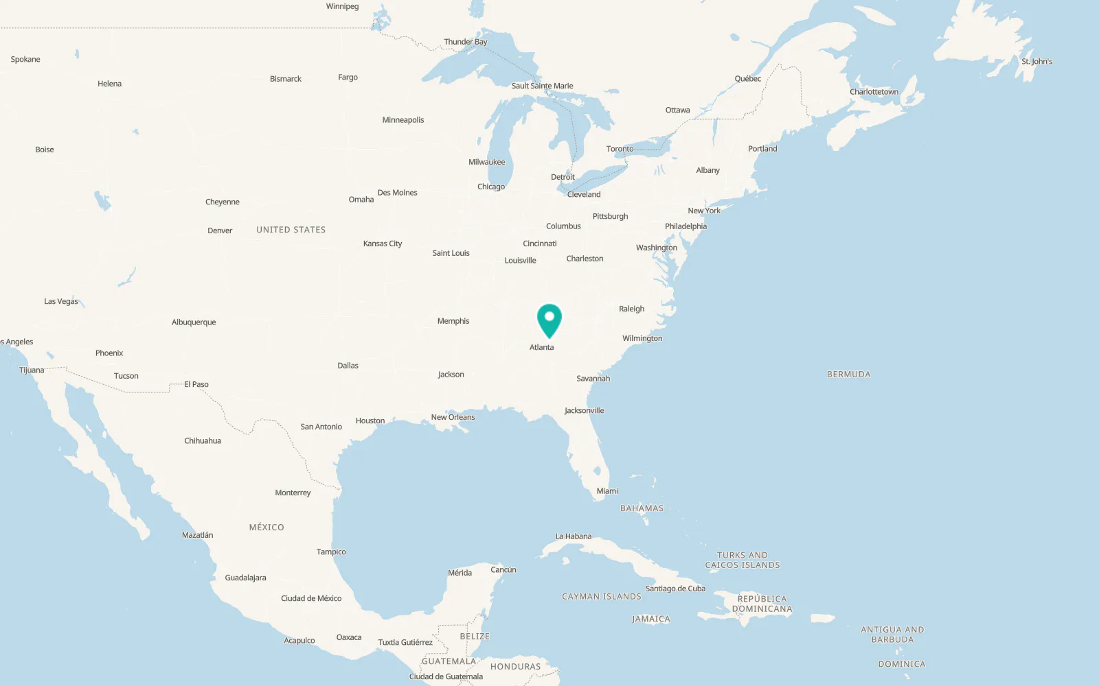 Map of Dacula