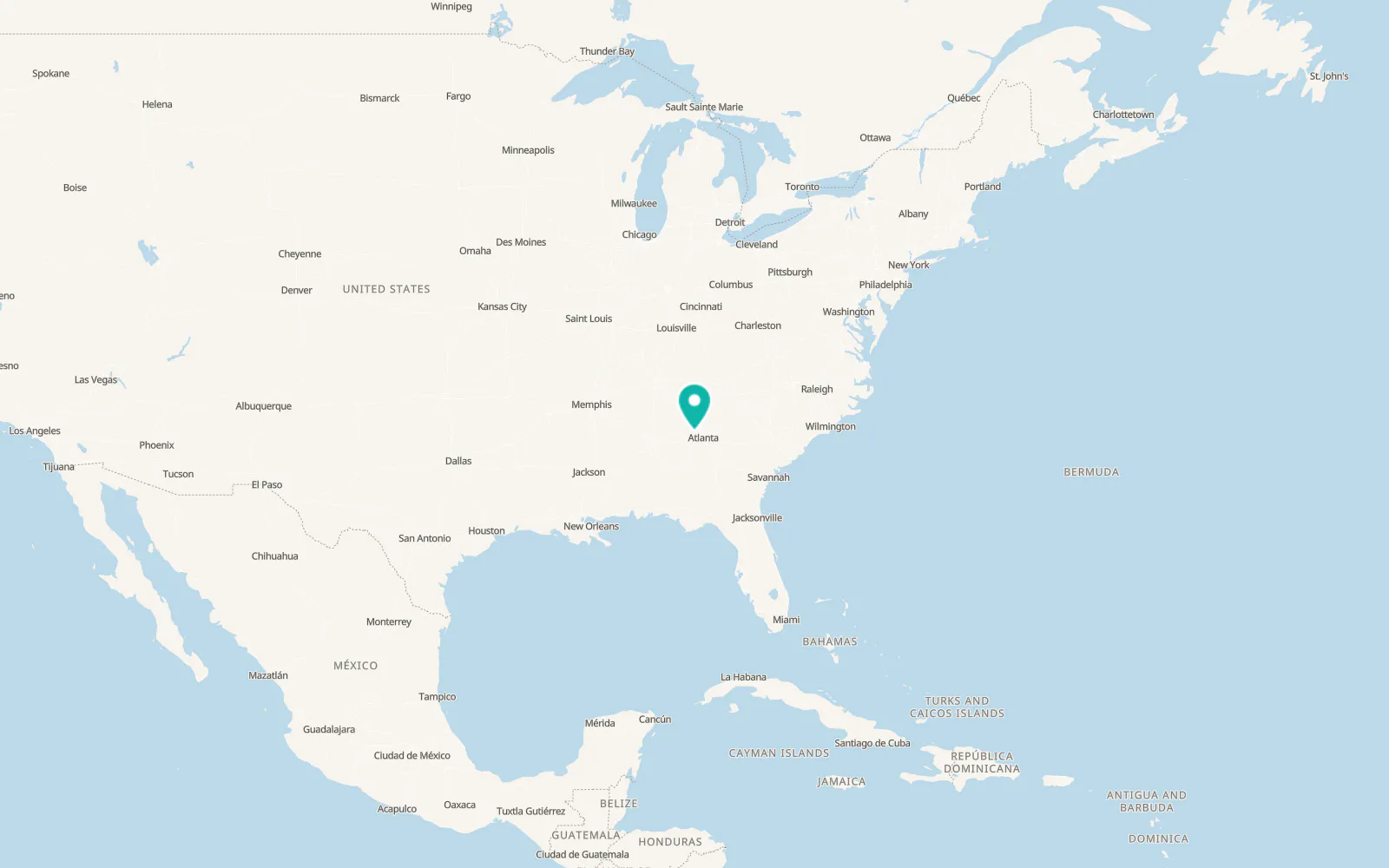 Map of Dallas