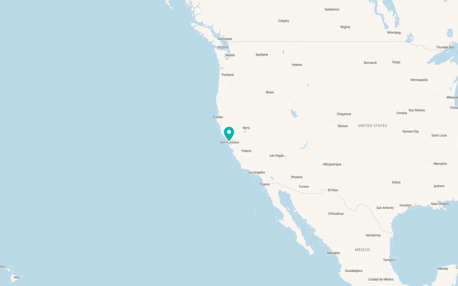 Map of Daly City