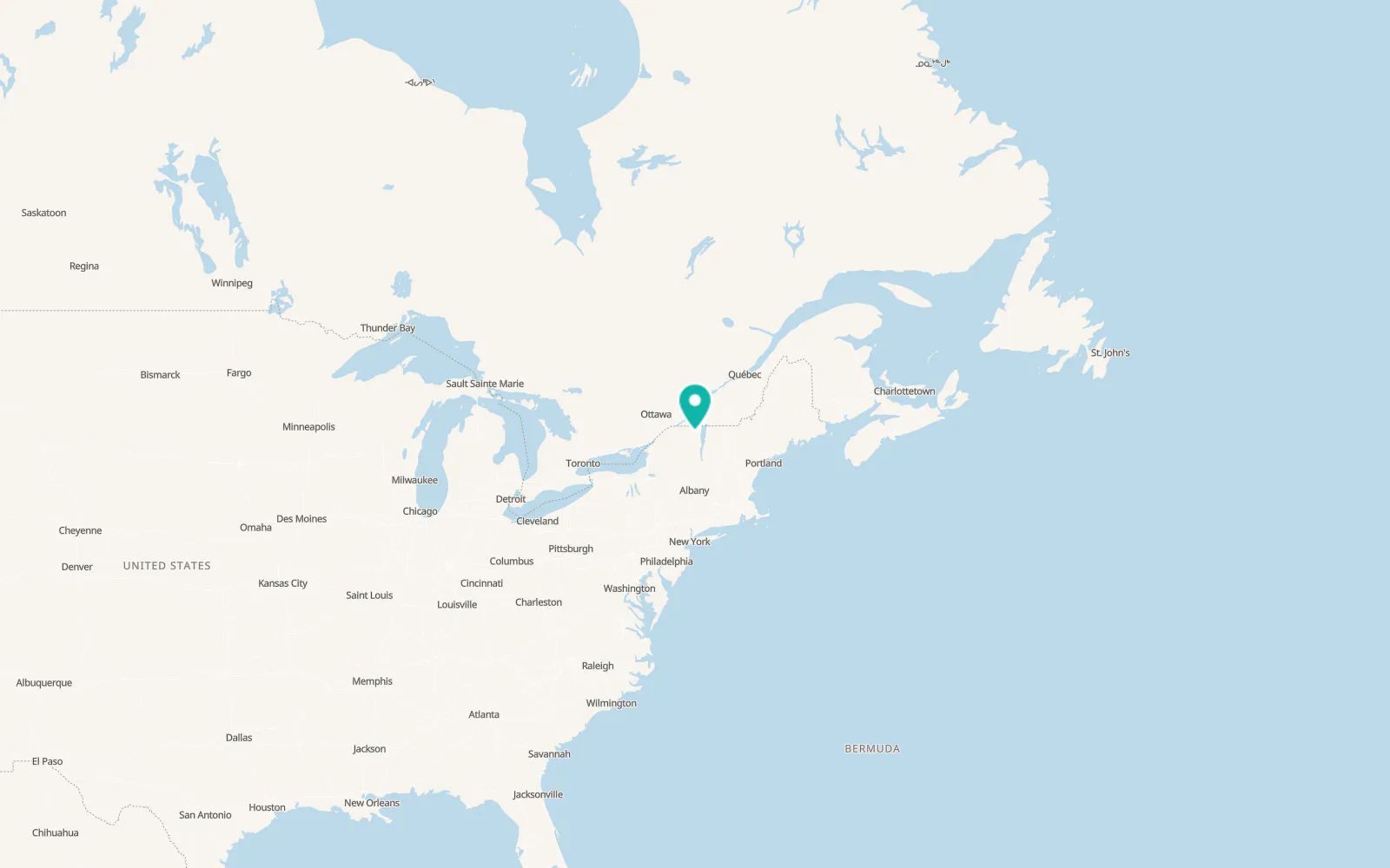 Map of Dannemora