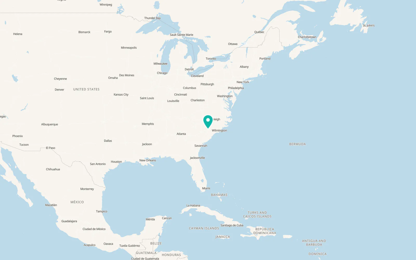 Map of Darlington