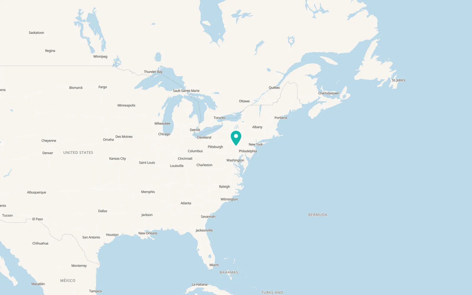 Map of Dauphin