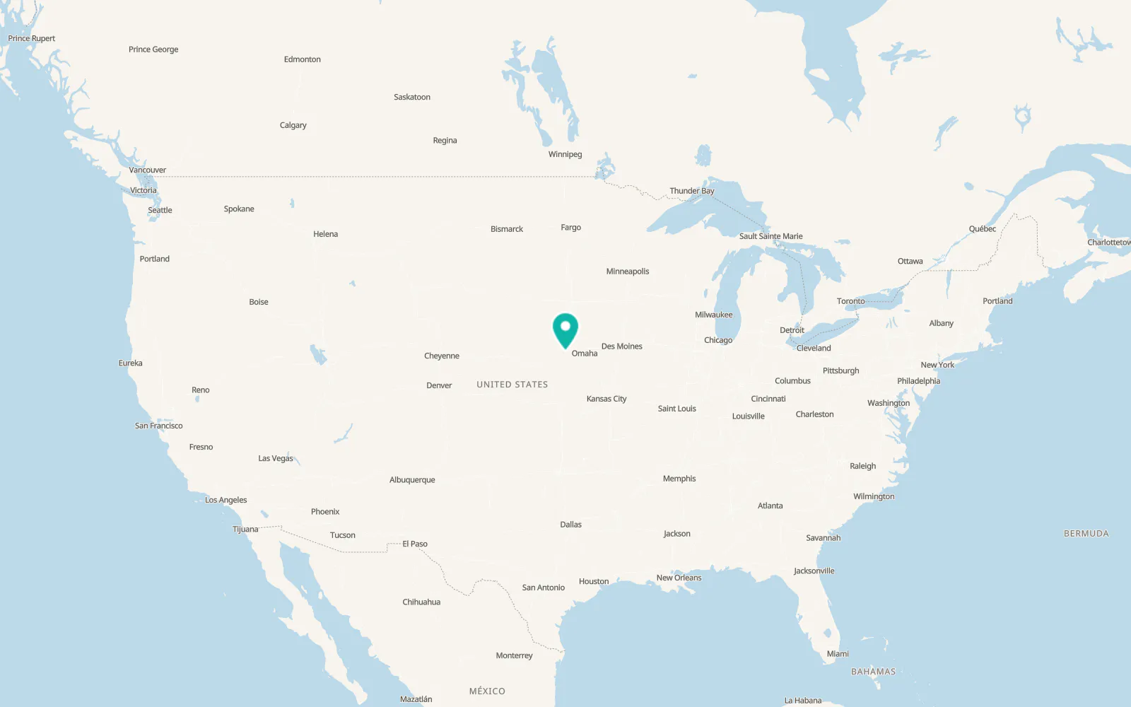 Map of David City