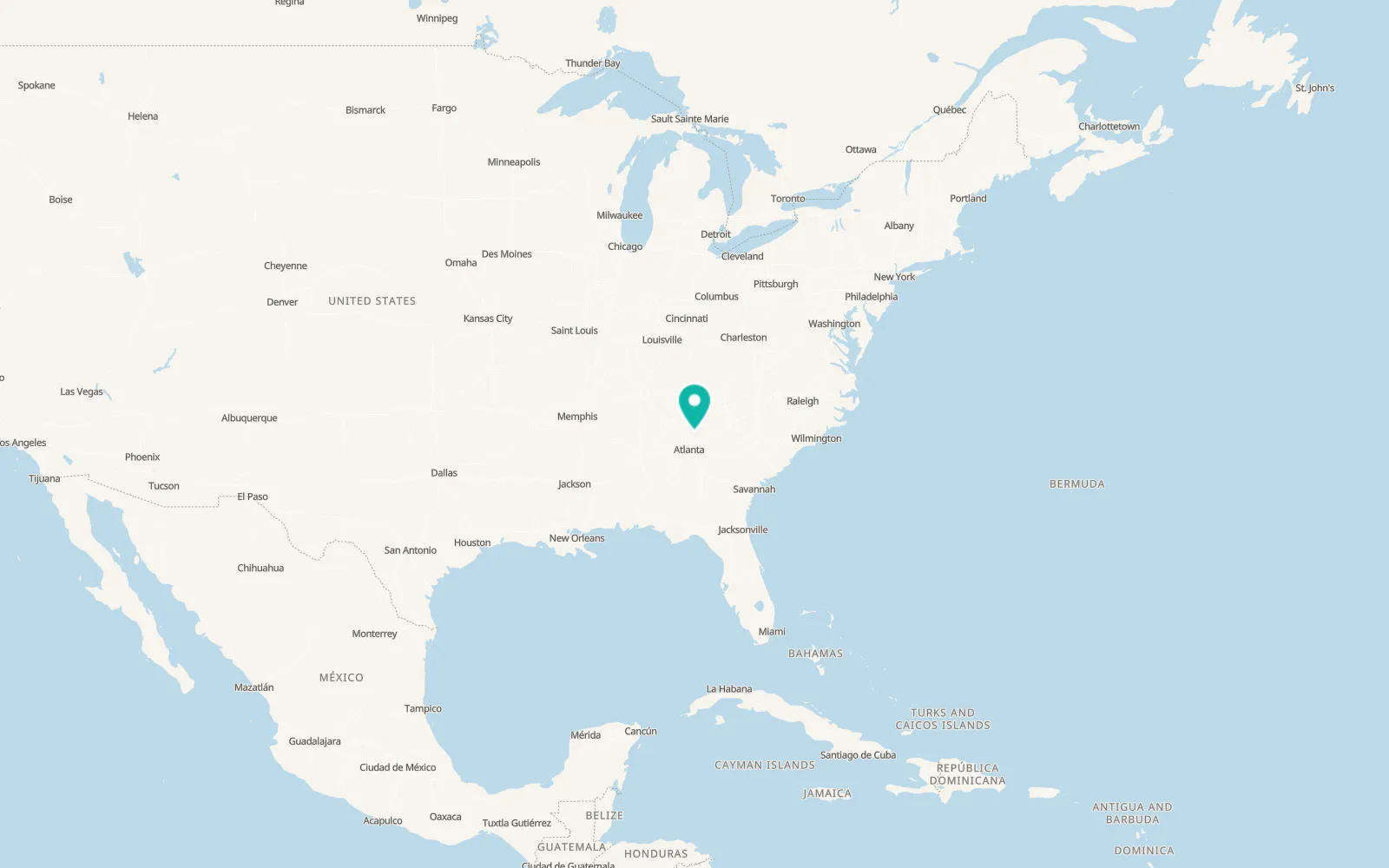 Map of Dawsonville