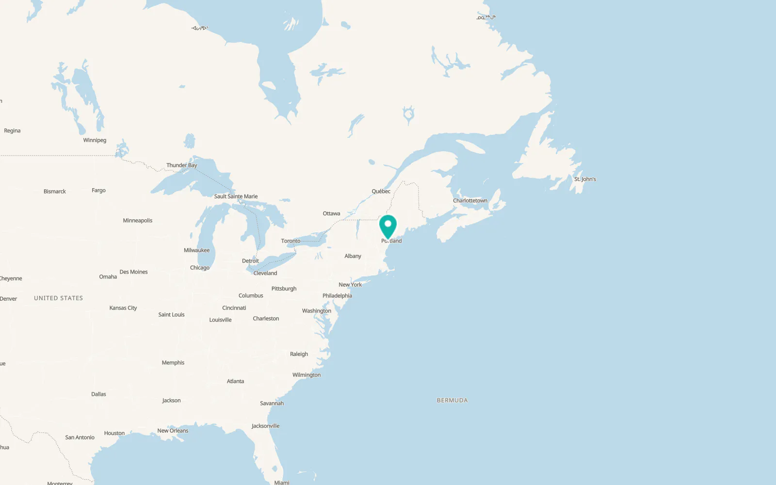 Map of Dayton