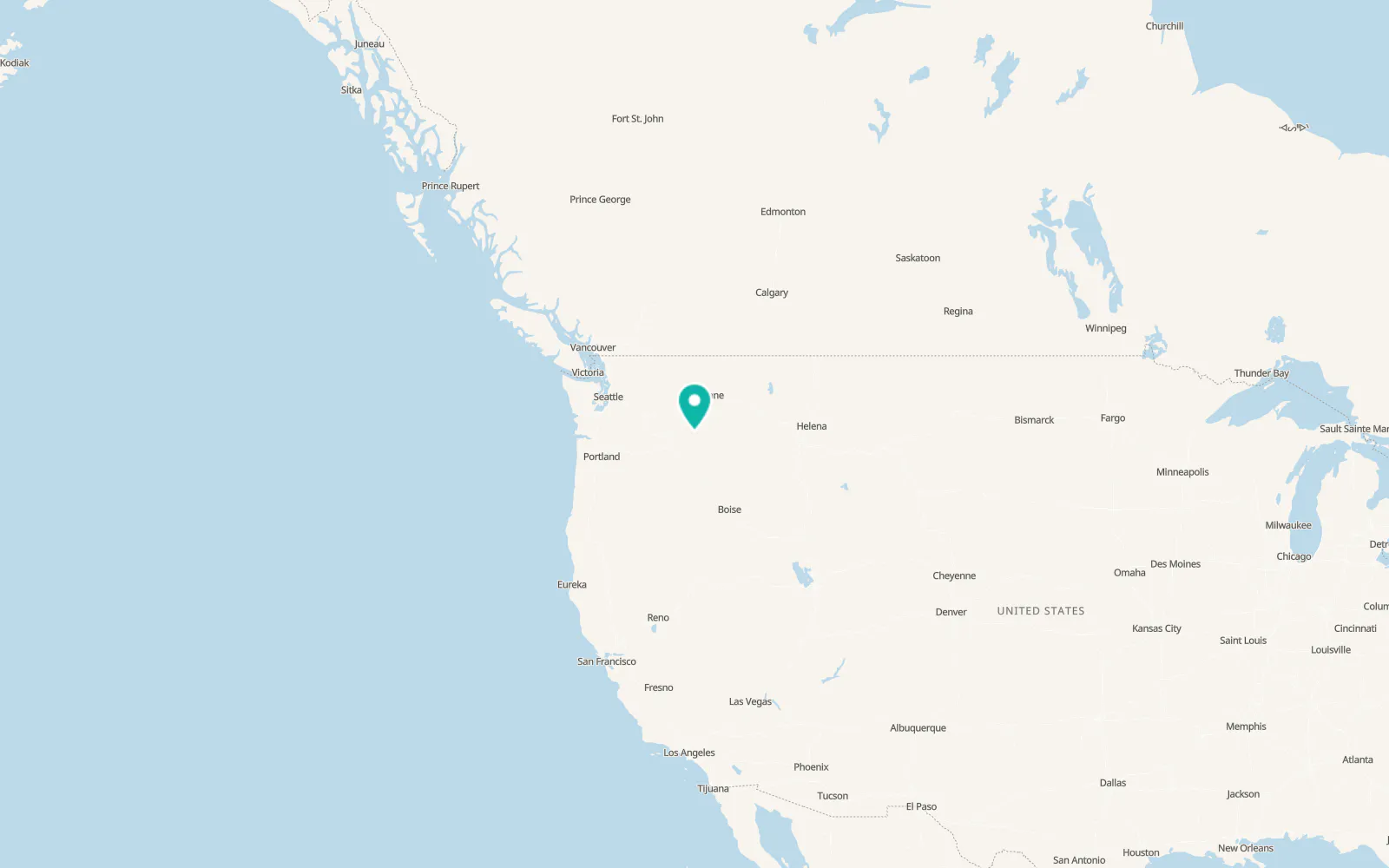 Map of Dayton