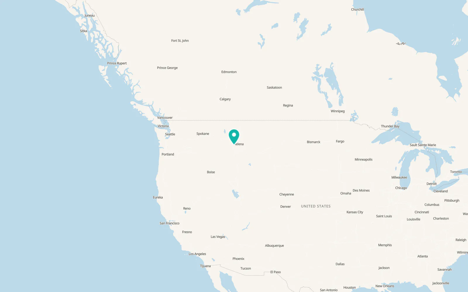 Map of Deer Lodge