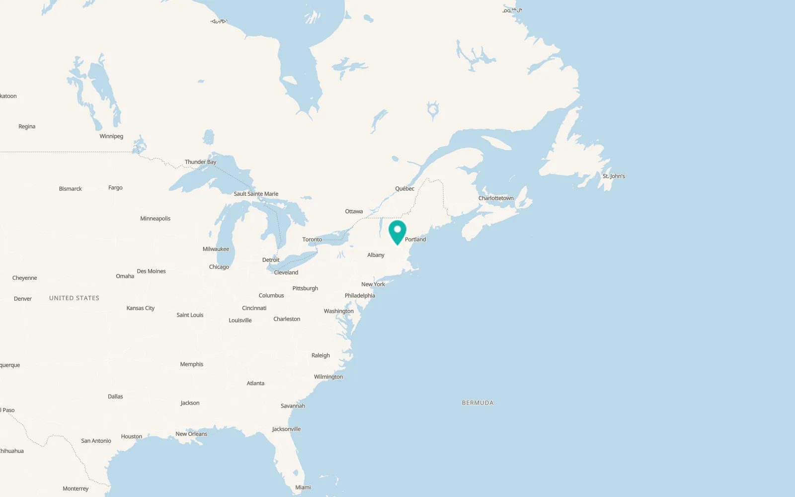 Map of Deering