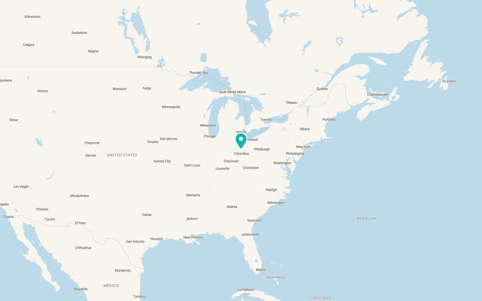 Map of Delaware