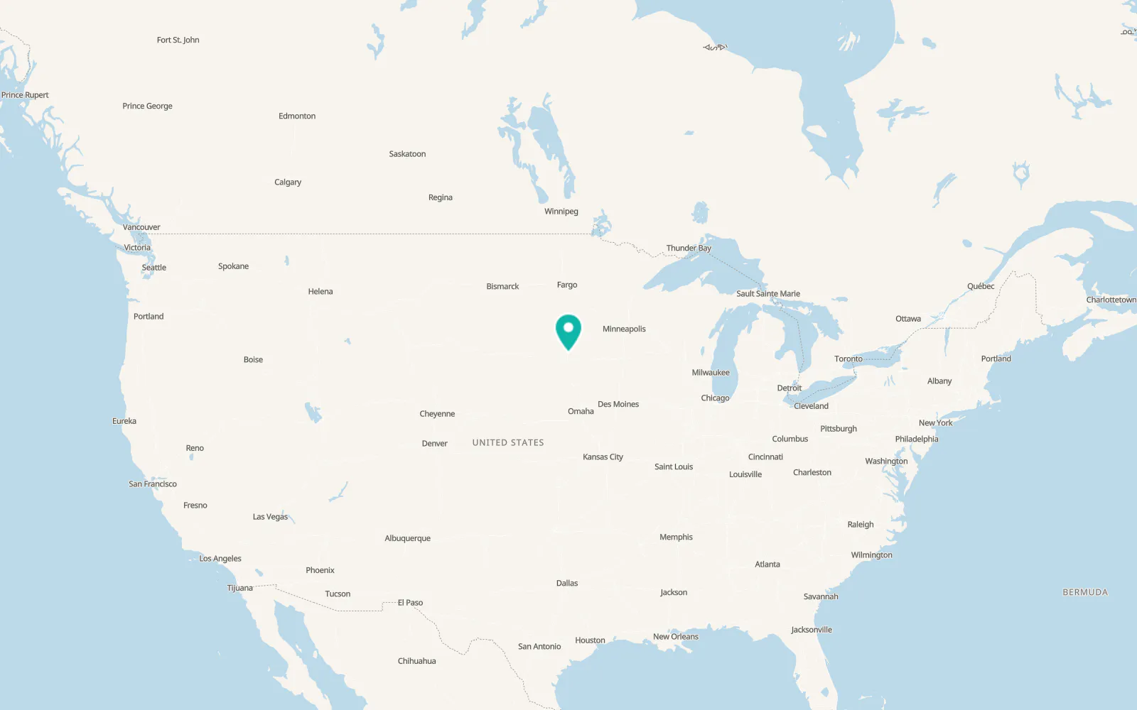 Map of Dell Rapids