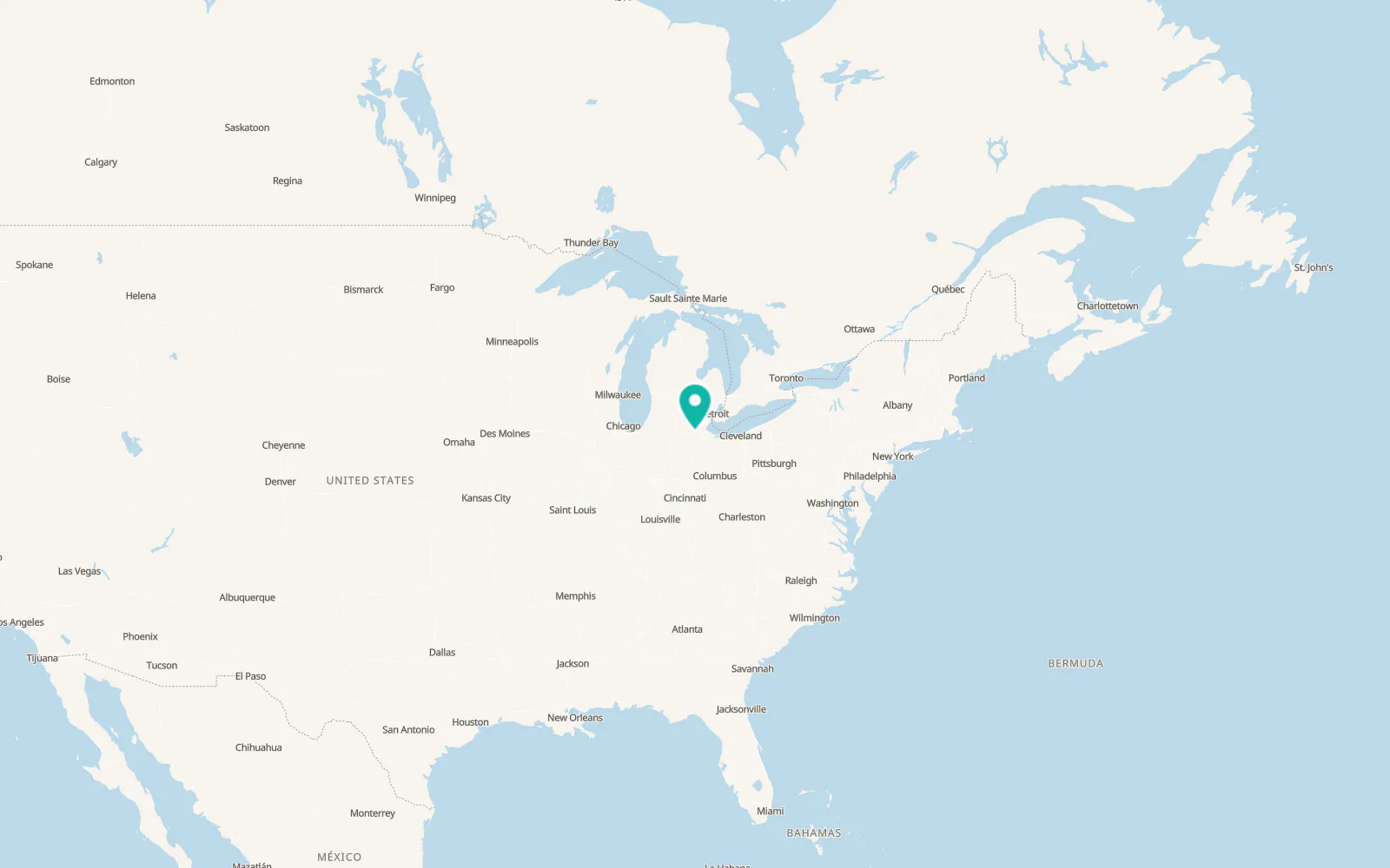 Map of Delta