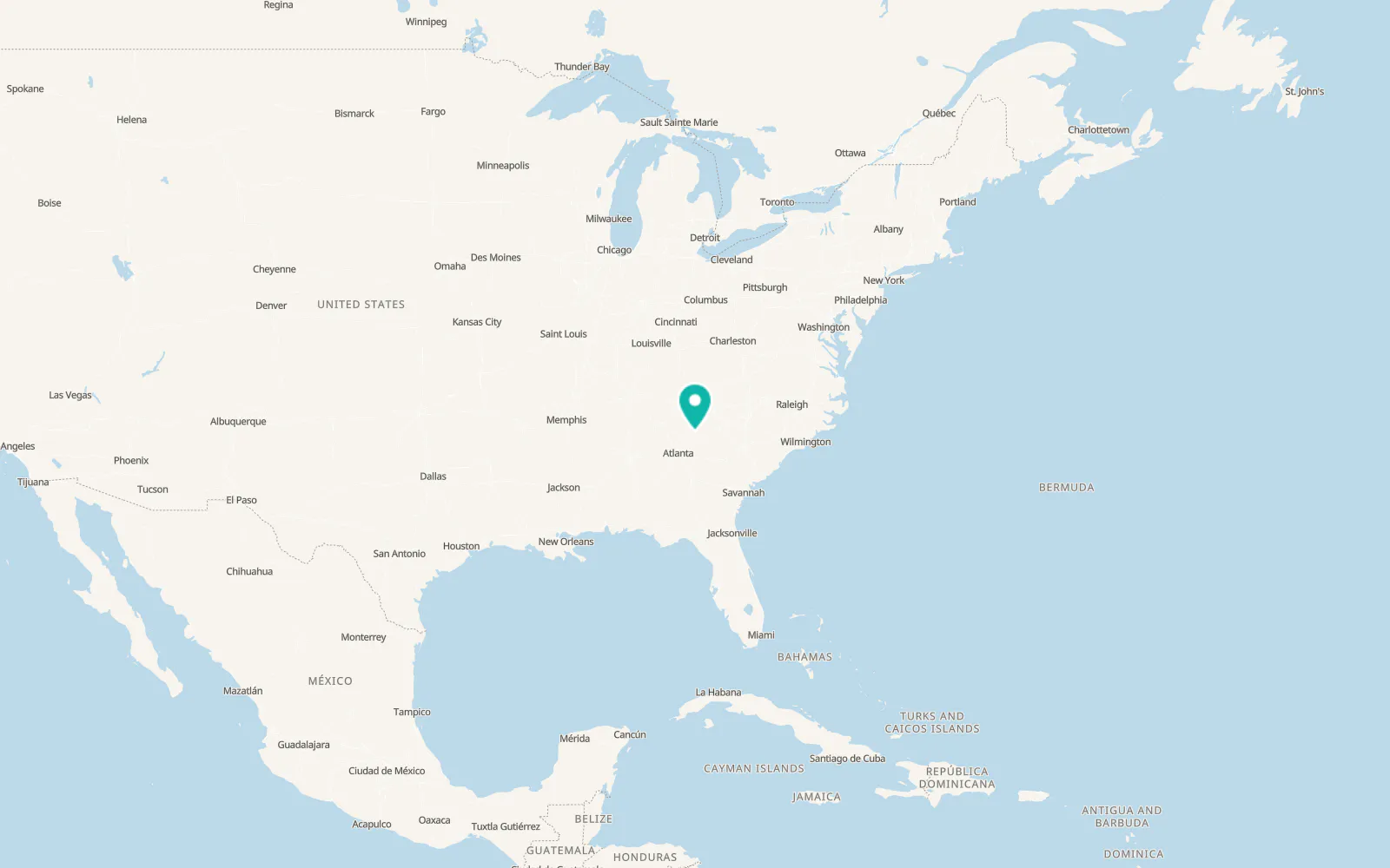 Map of Demorest