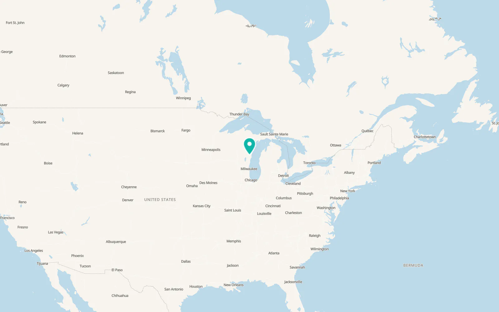 Map of Denmark