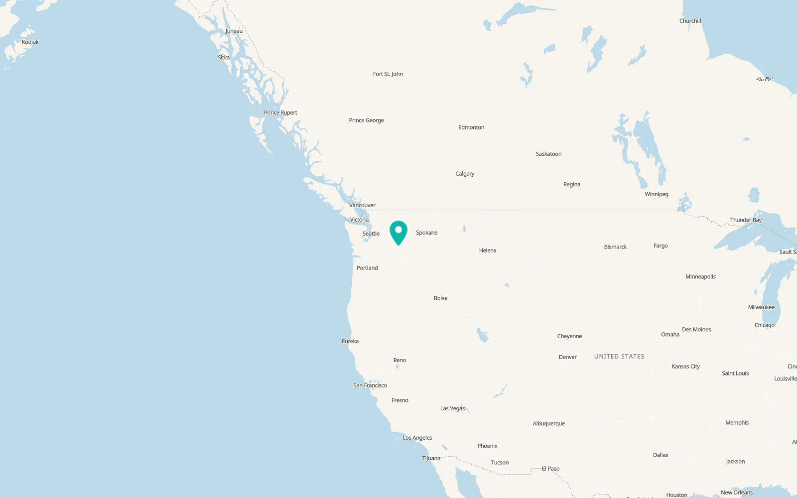 Map of Desert Aire