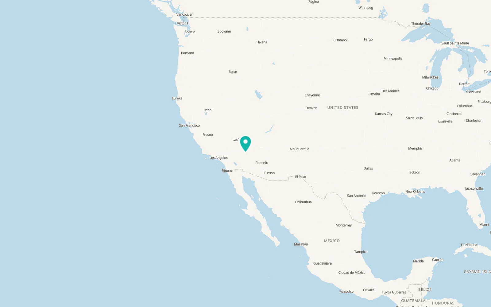 Map of Desert Hills