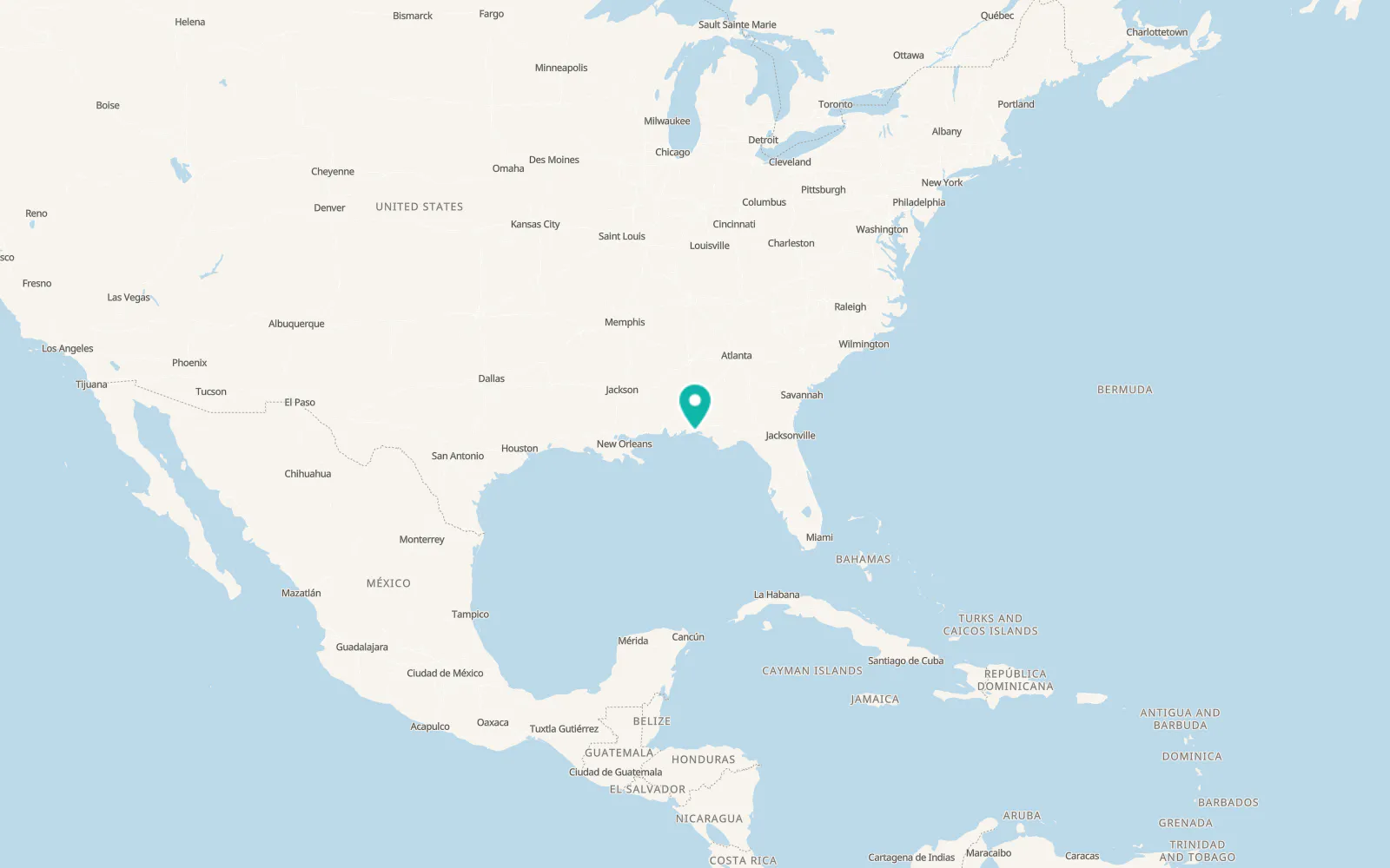 Map of Destin