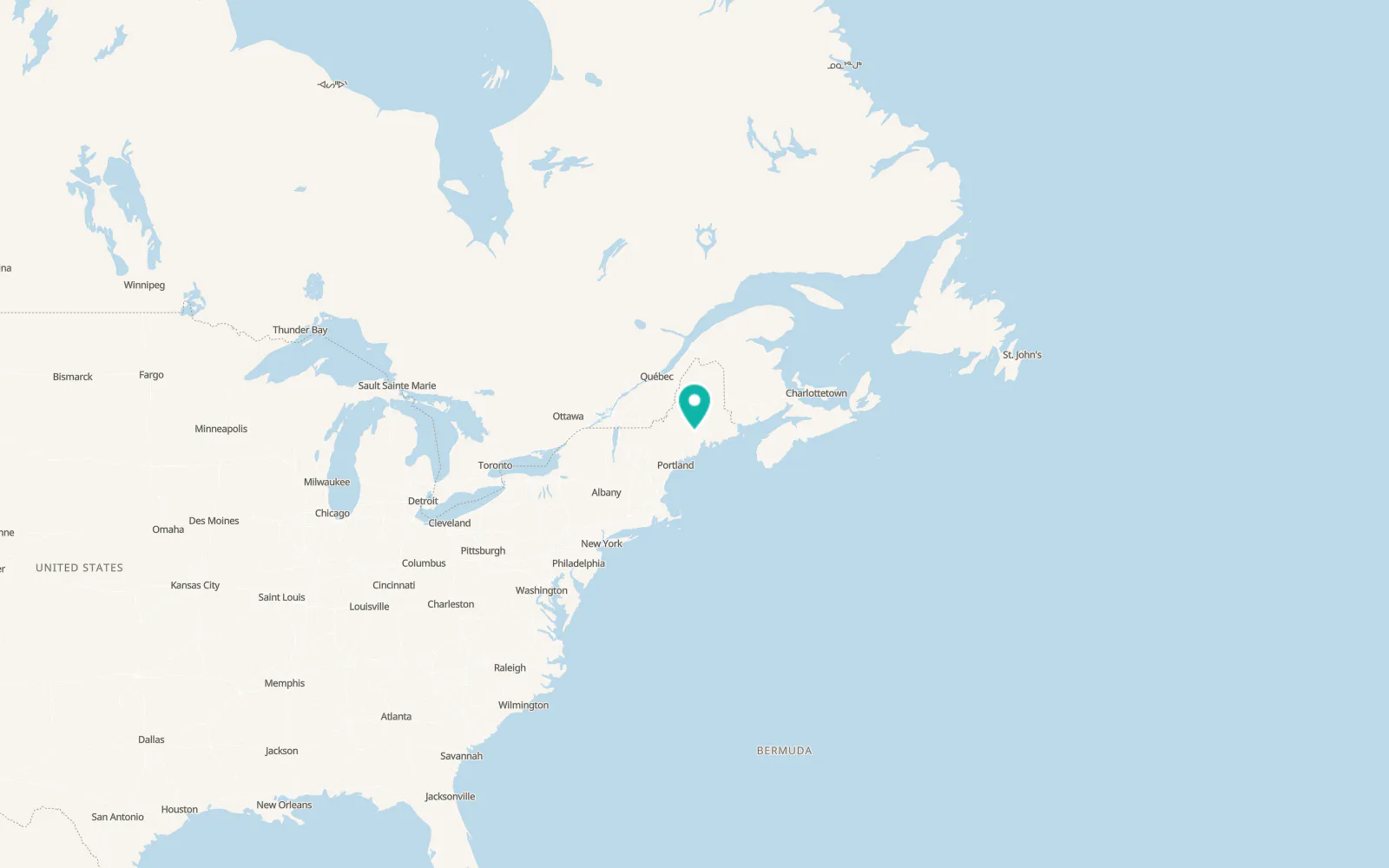 Map of Detroit