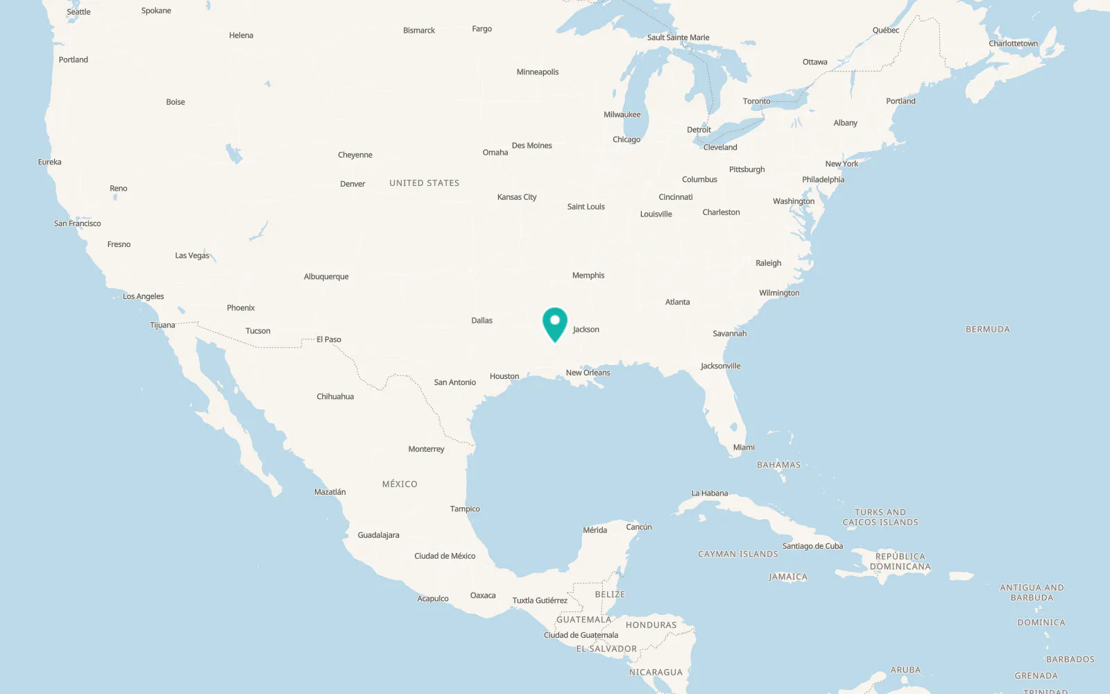 Map of Deville