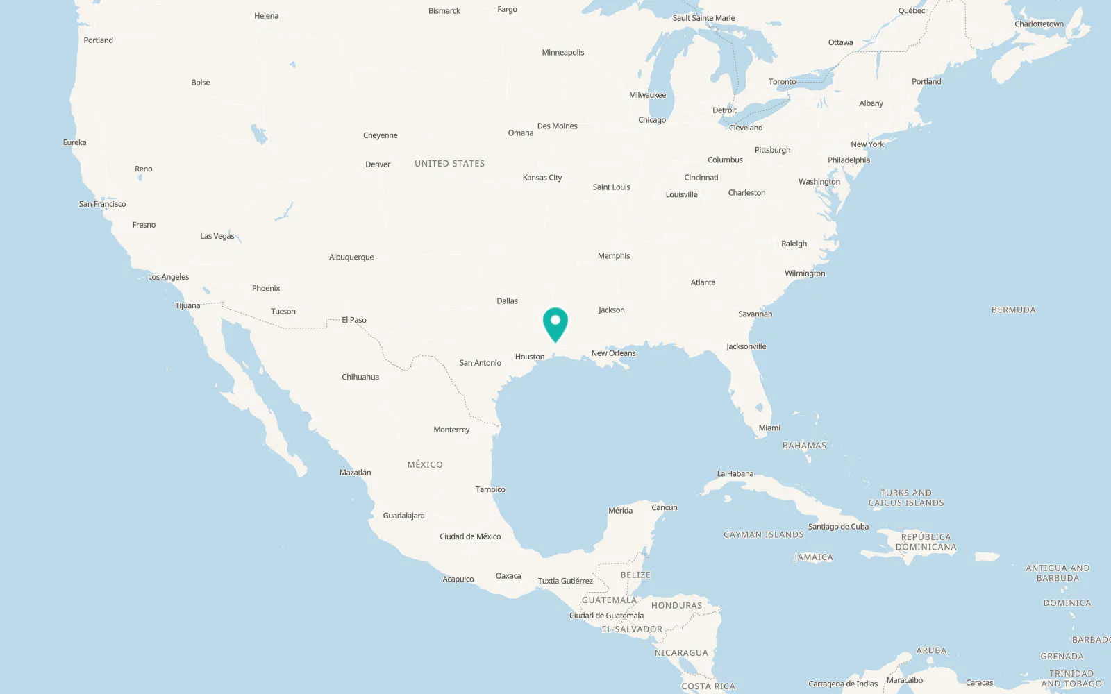 Map of Deweyville