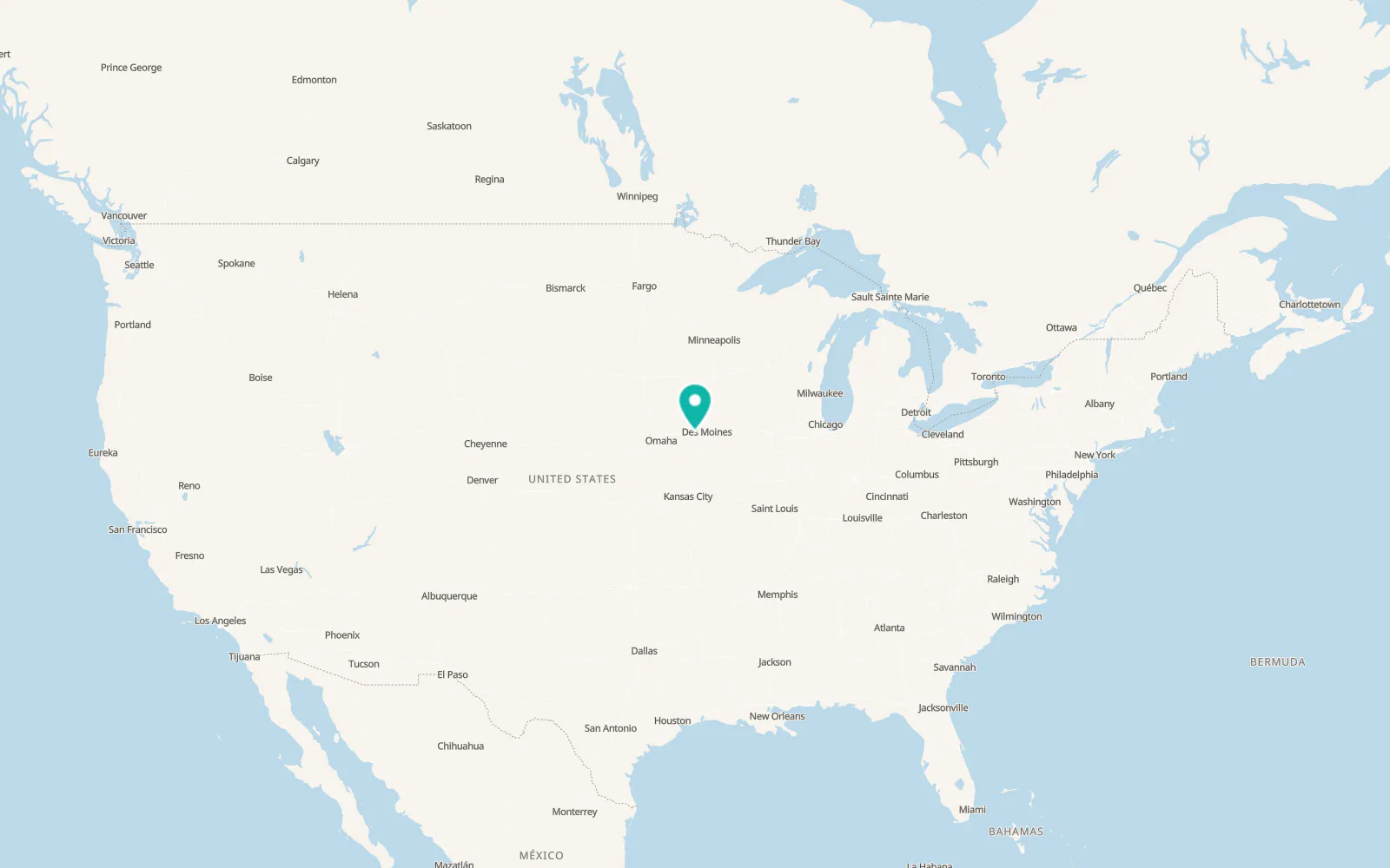 Map of Dexter