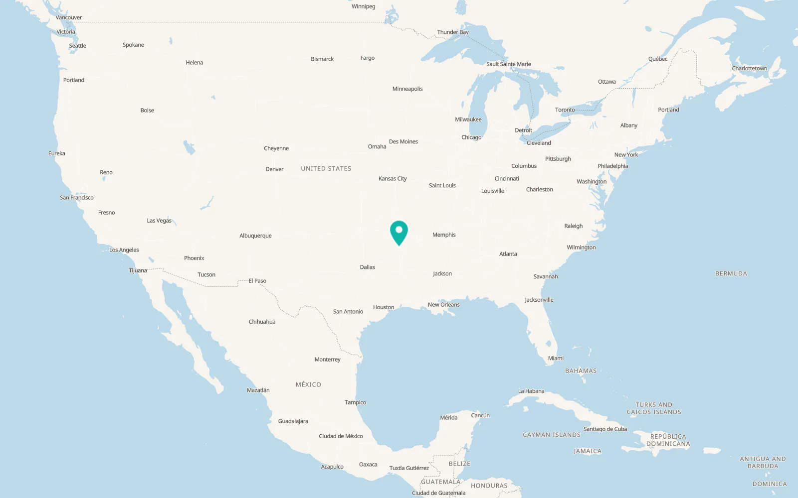 Map of Dierks