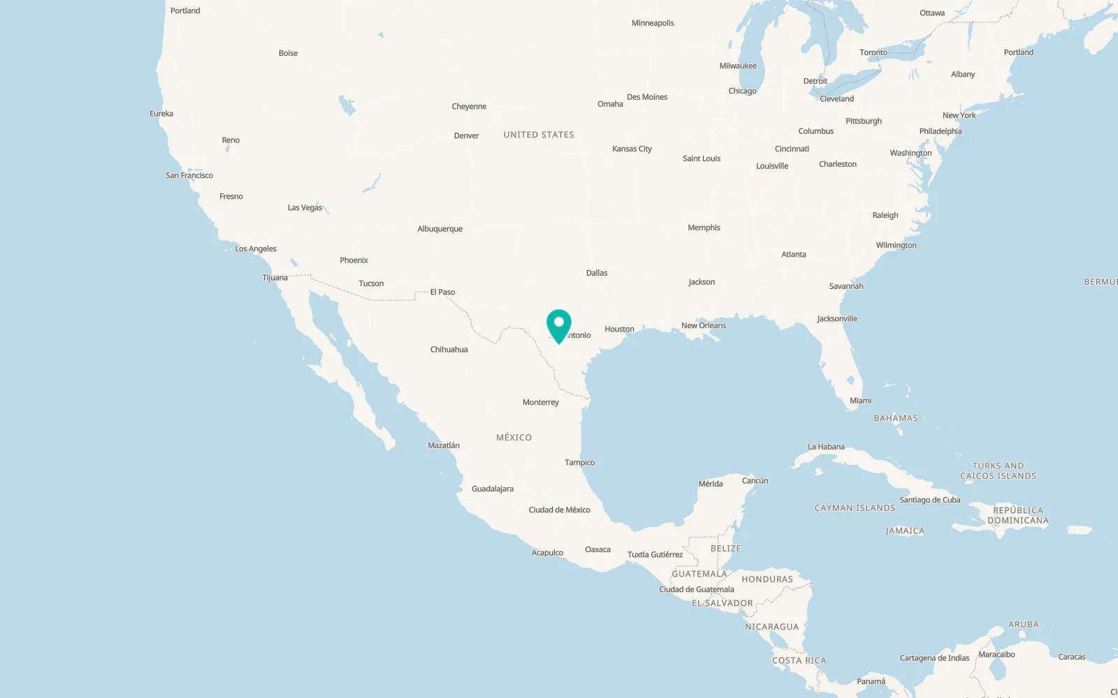Map of Dilley