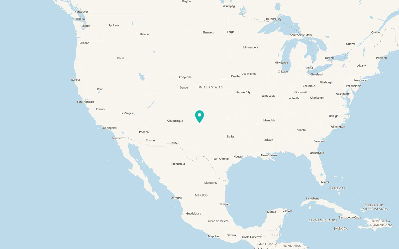 Map of Dimmitt