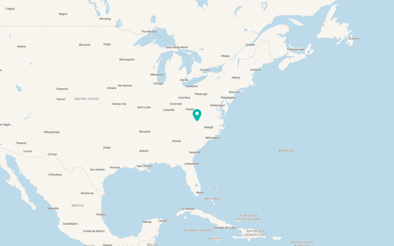 Map of Dobson