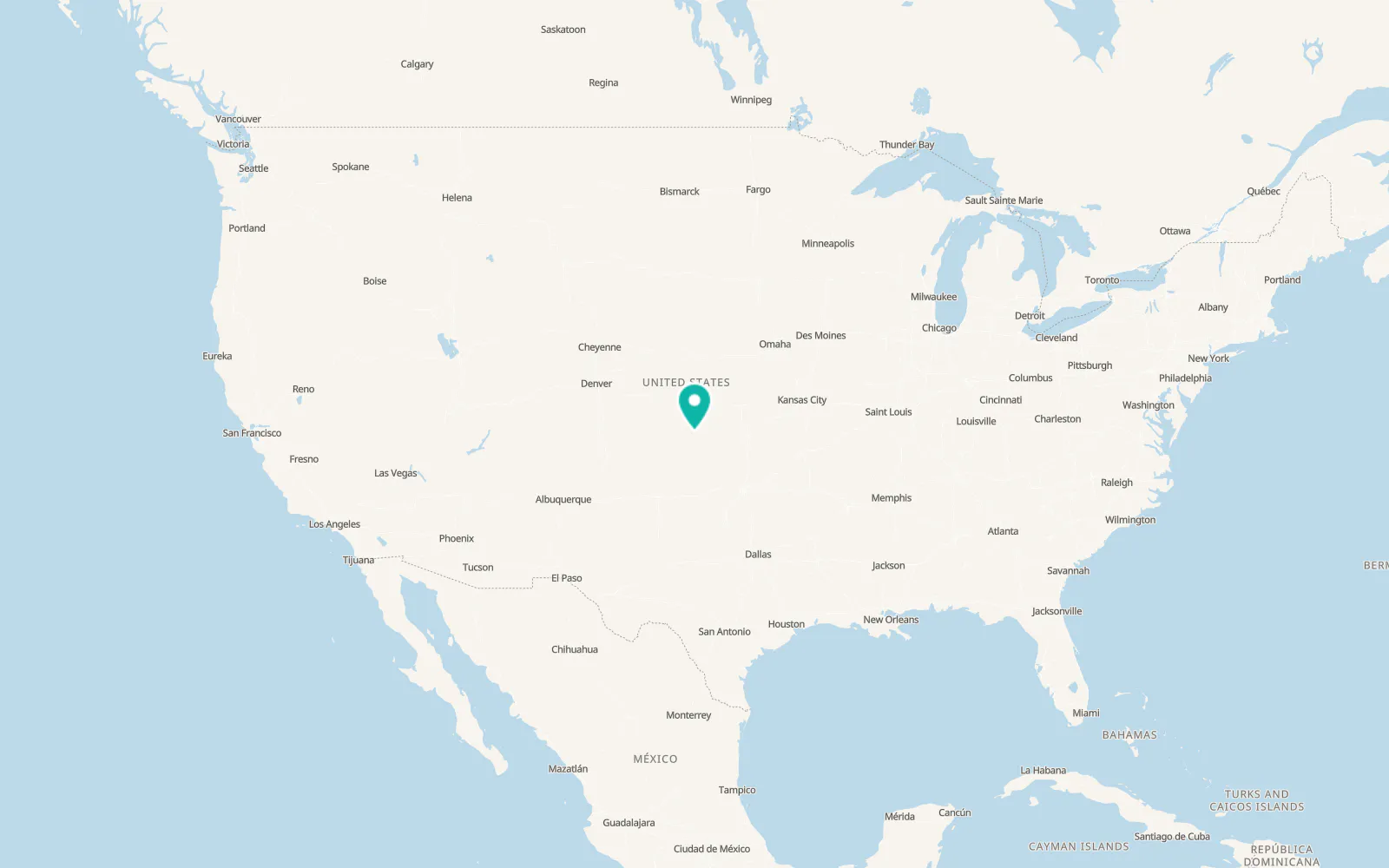 Map of Dodge City