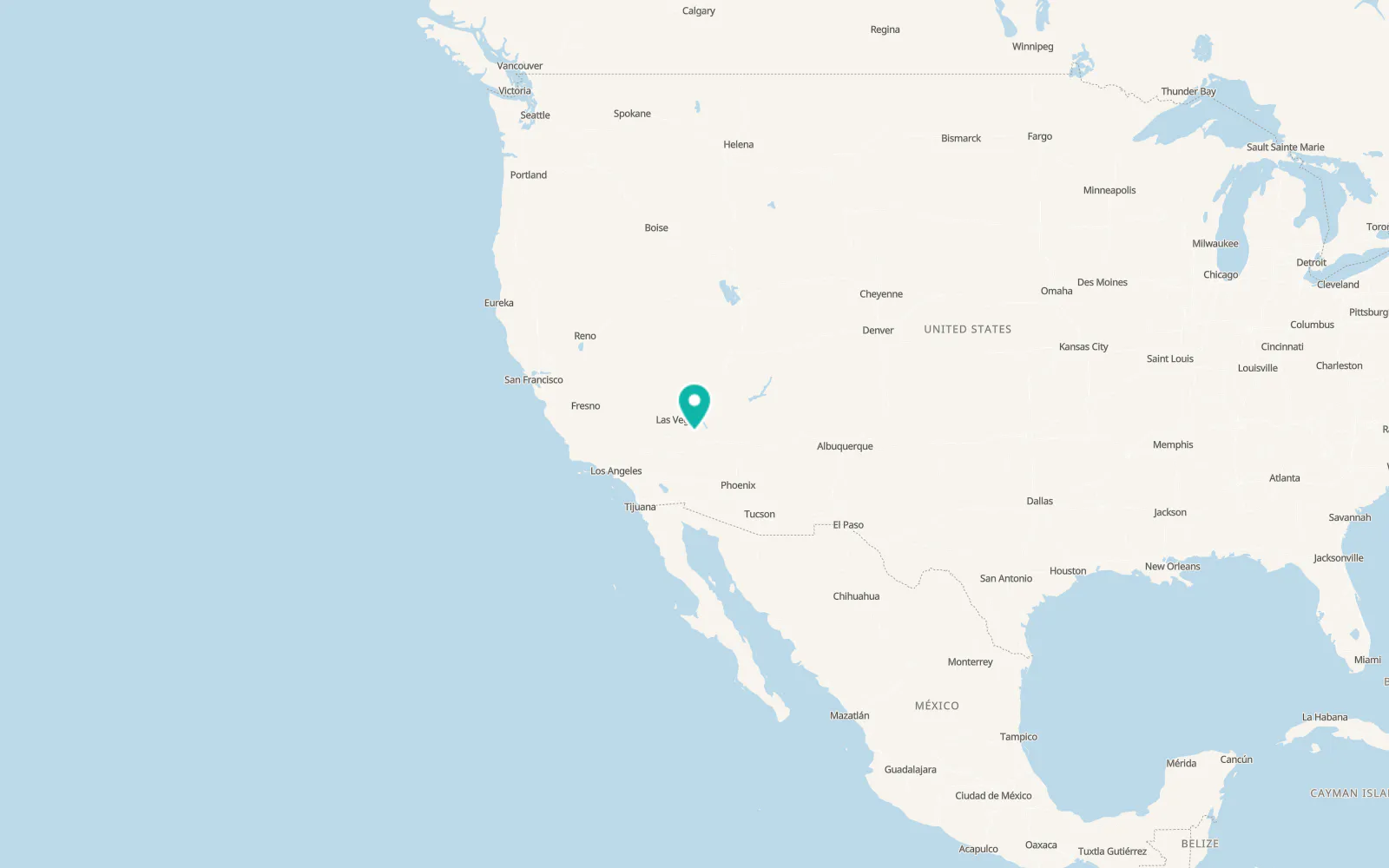 Map of Dolan Springs