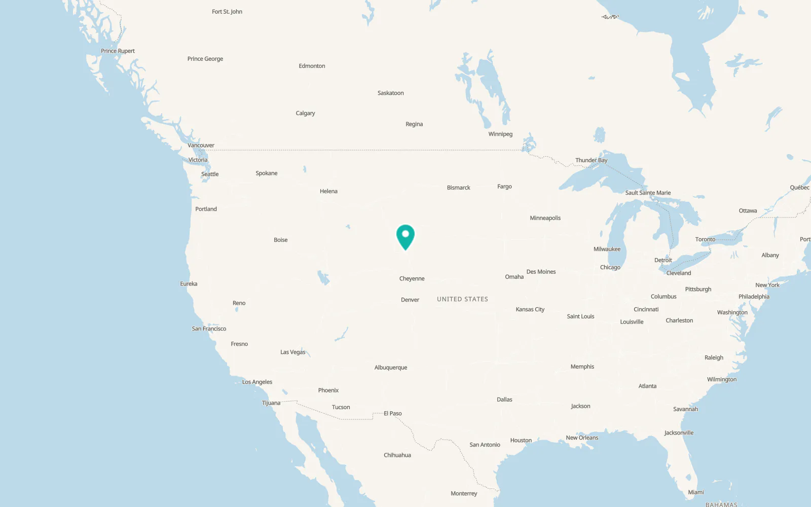 Map of Douglas