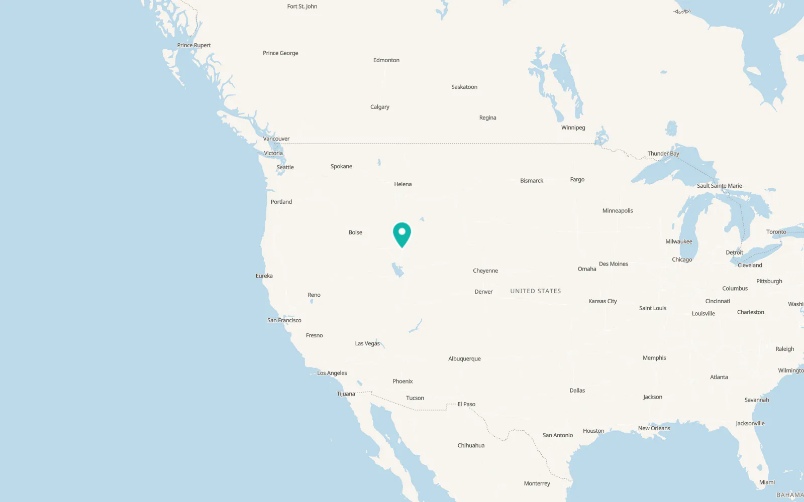 Map of Downey
