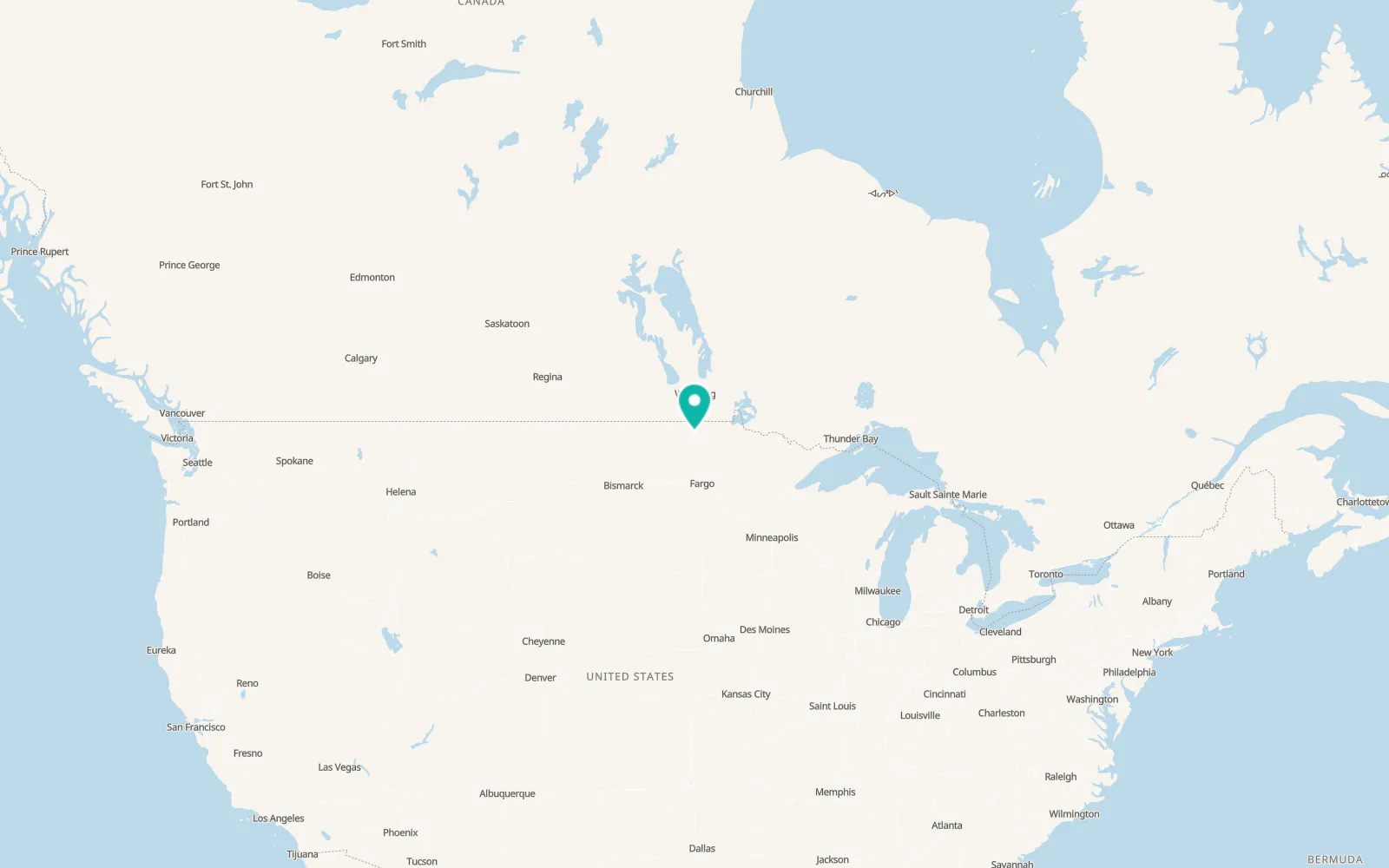Map of Drayton
