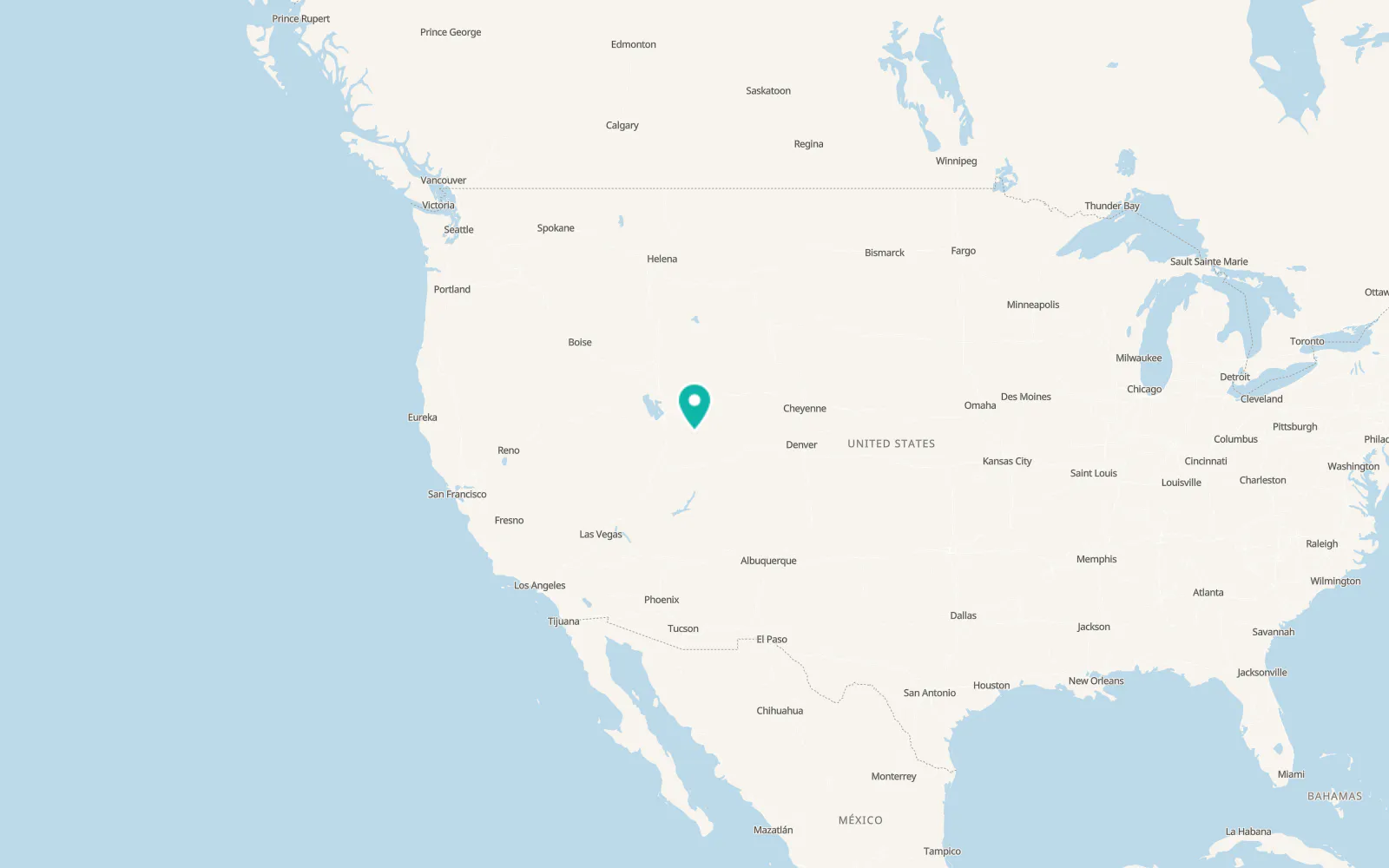 Map of Duchesne
