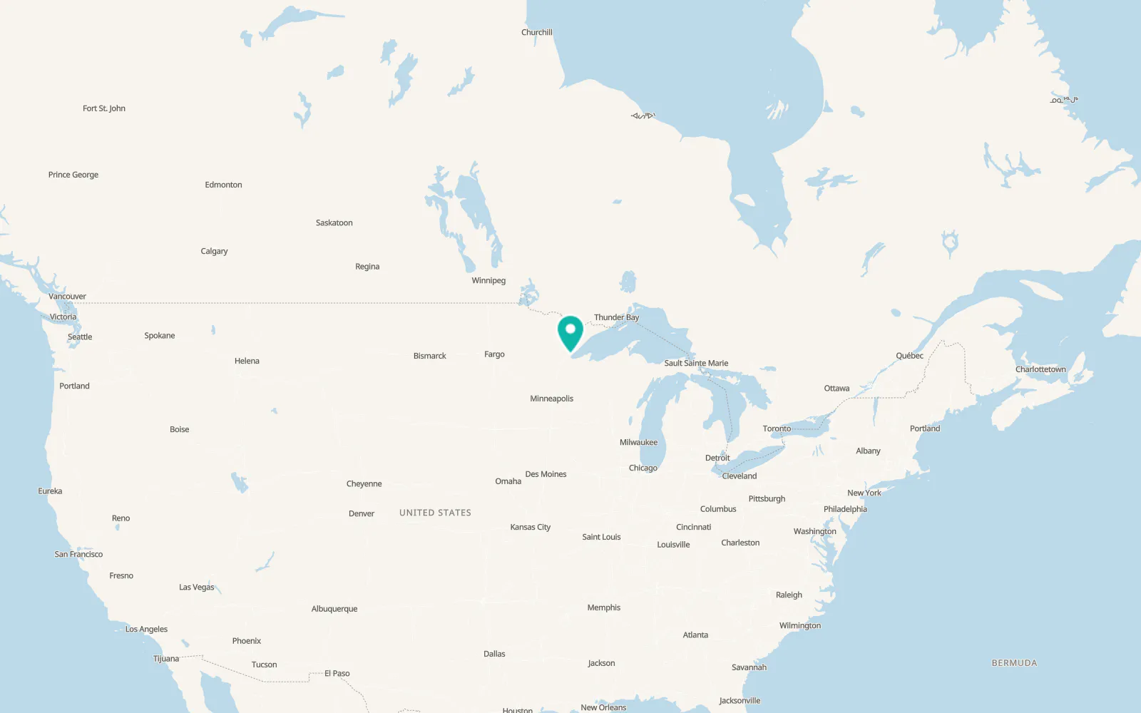 Map of Duluth