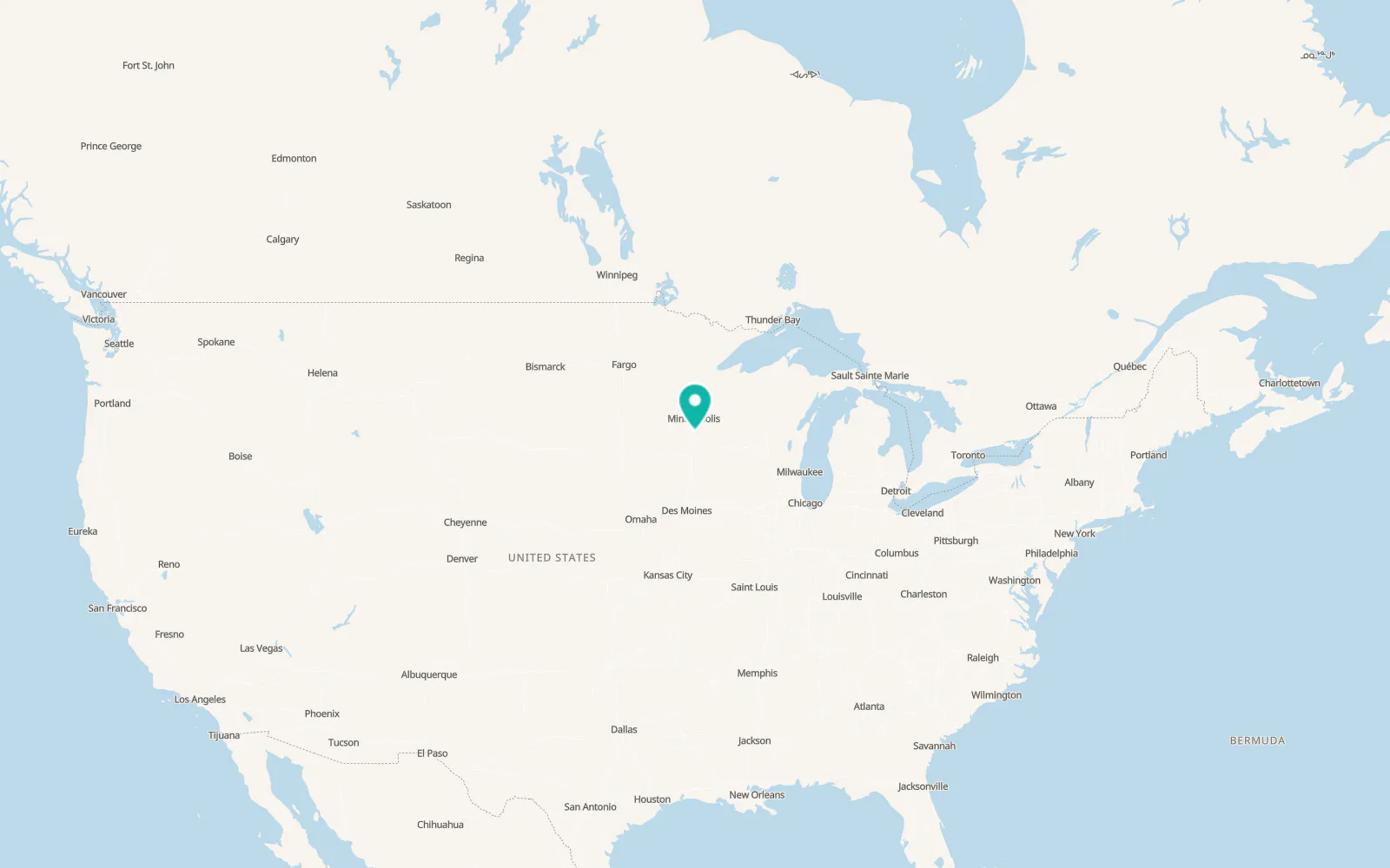 Map of Dundas