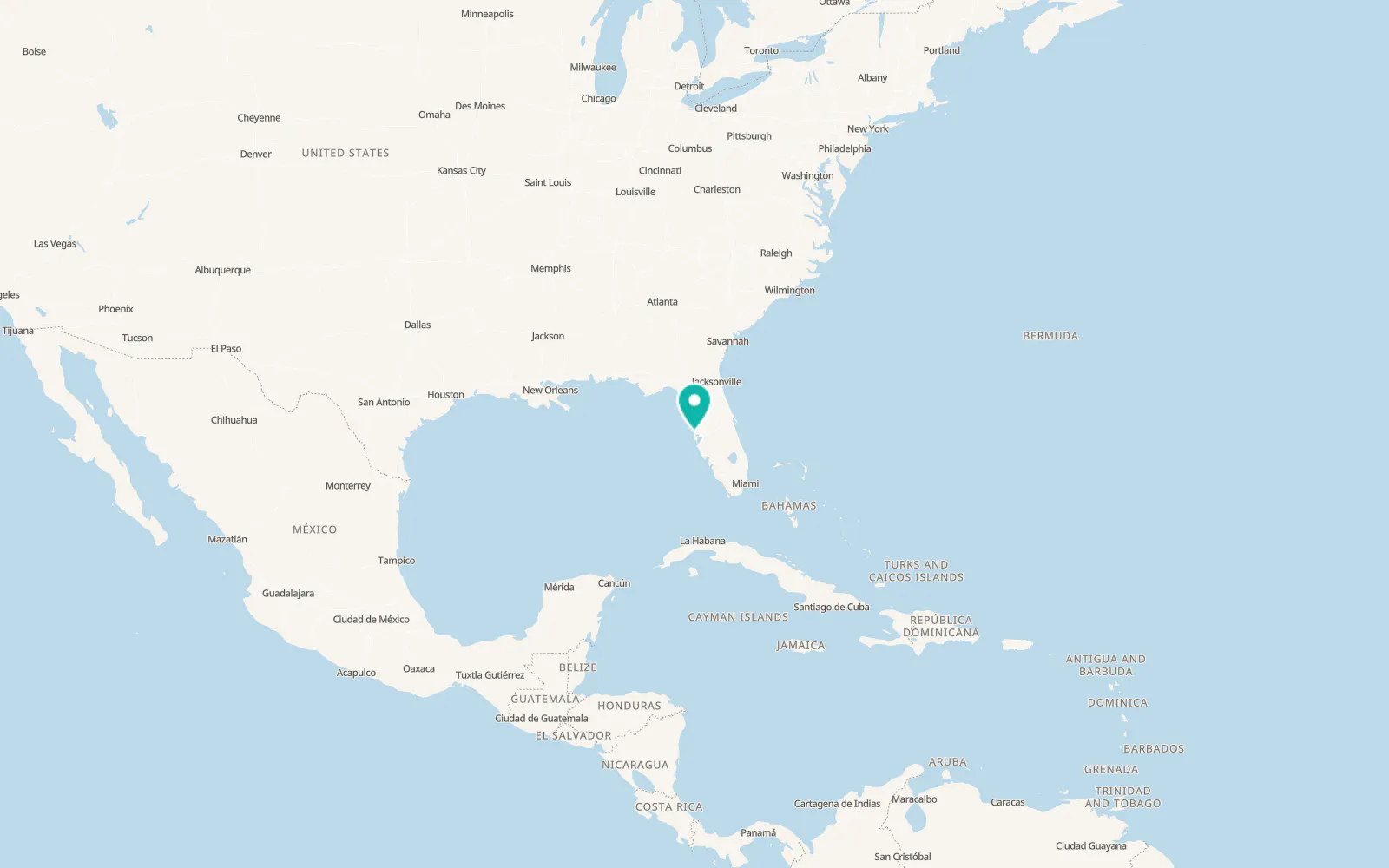 Map of Dunedin