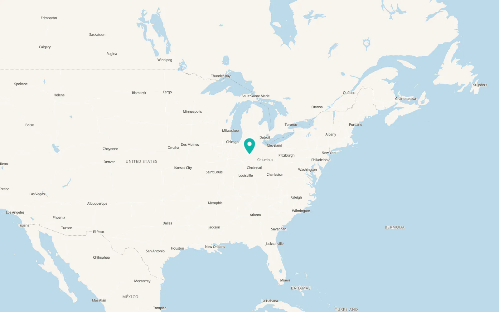 Map of Dunkirk