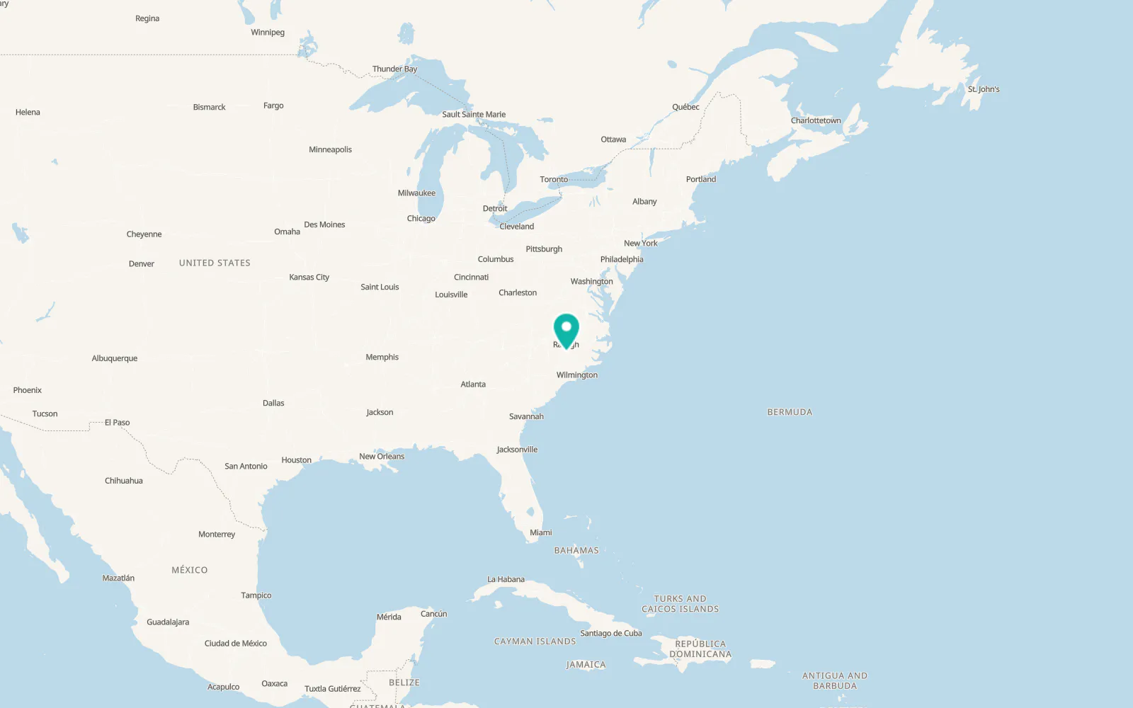 Map of Dunn