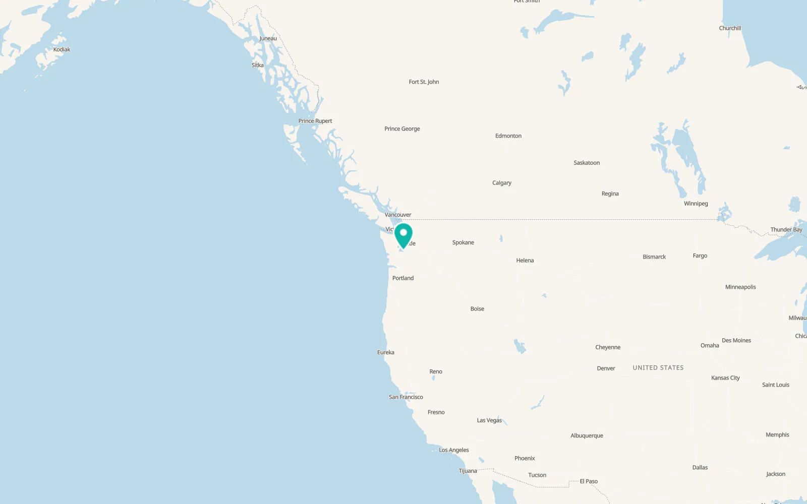 Map of DuPont